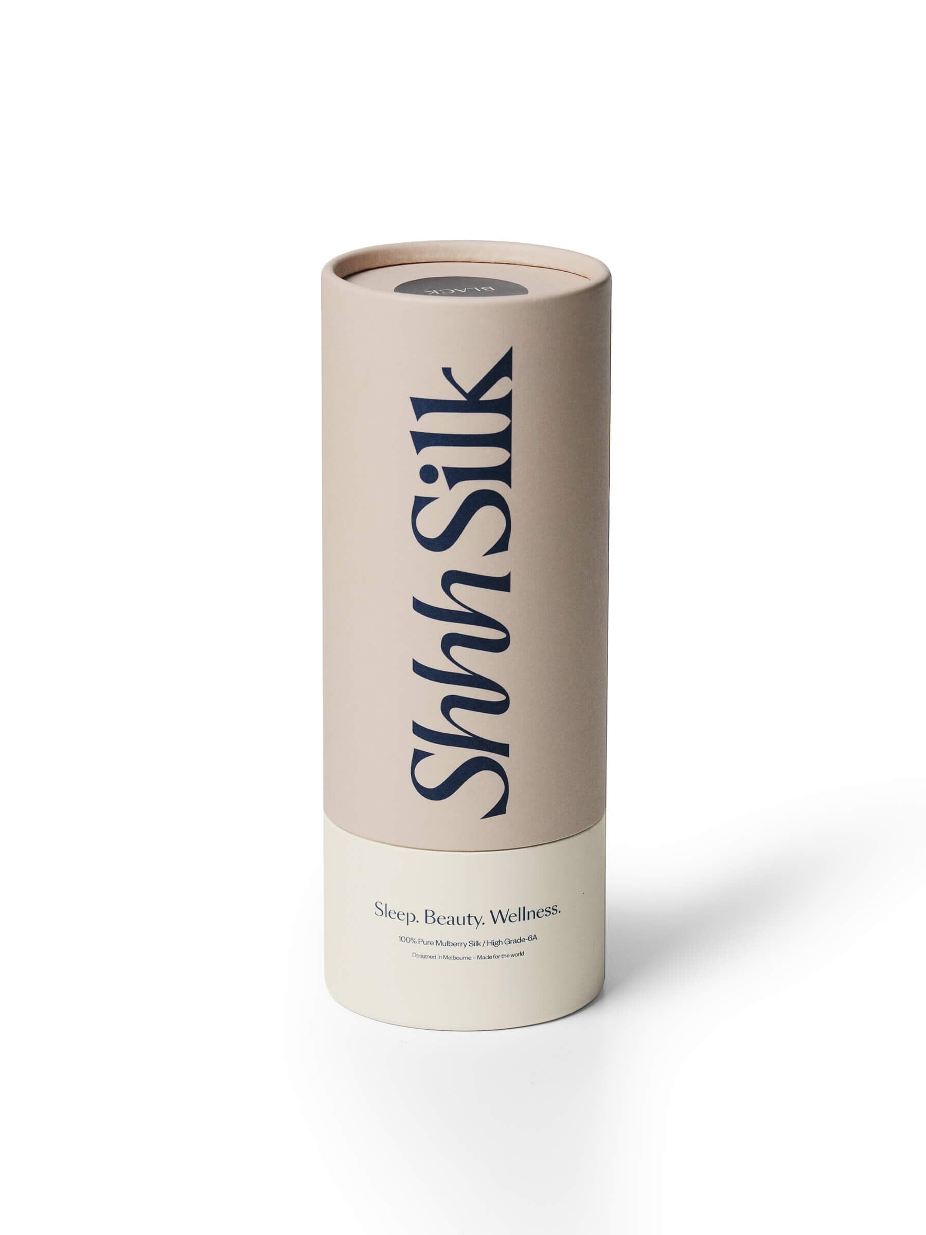 sustainable packaging of the 25 momme king size pure white silk pillowcase