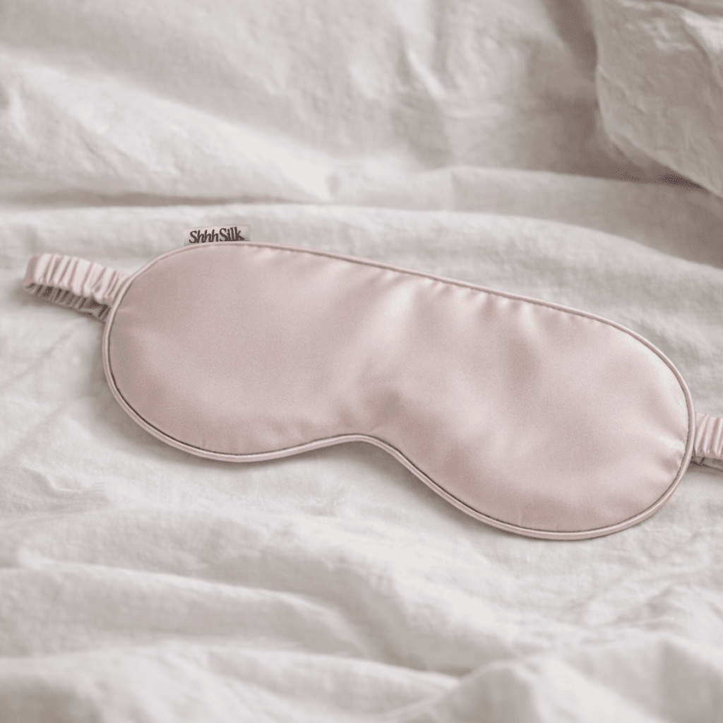Pink Silk Sleep Mask