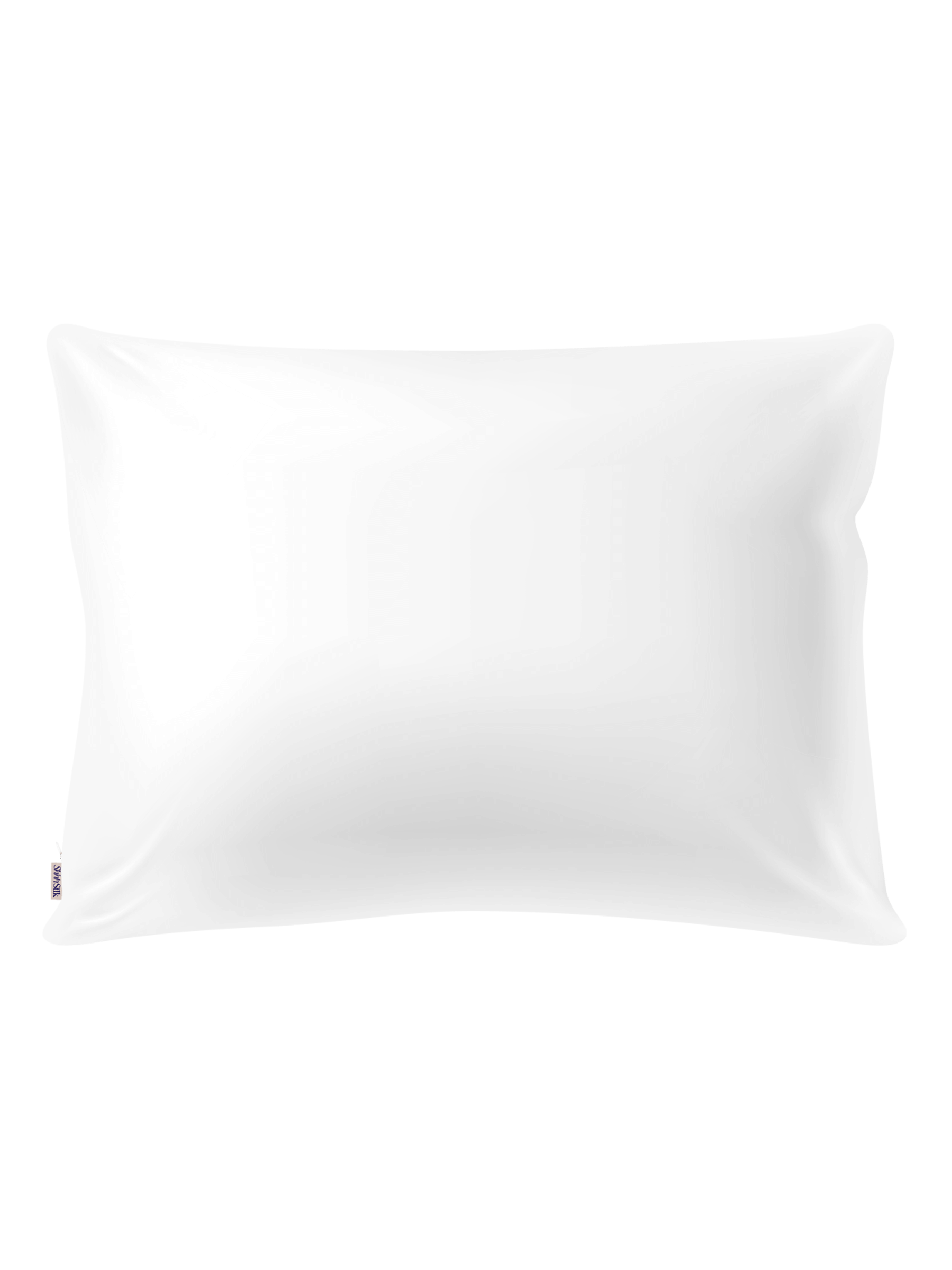 LIMITED EDITION - Pure White 25 Momme Silk Pillowcase - Queen Size - Zippered