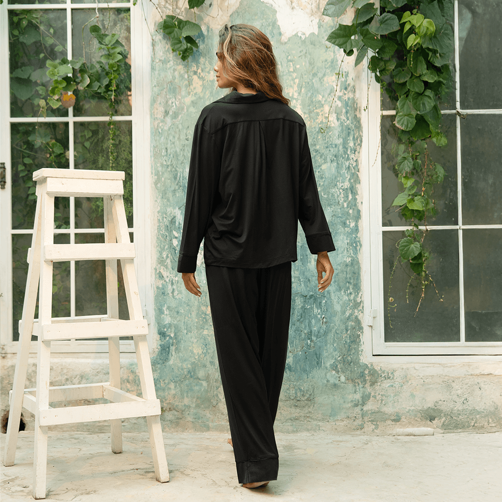 Midnight Cooling Long Sleeve Pant Pyjama Set for Women