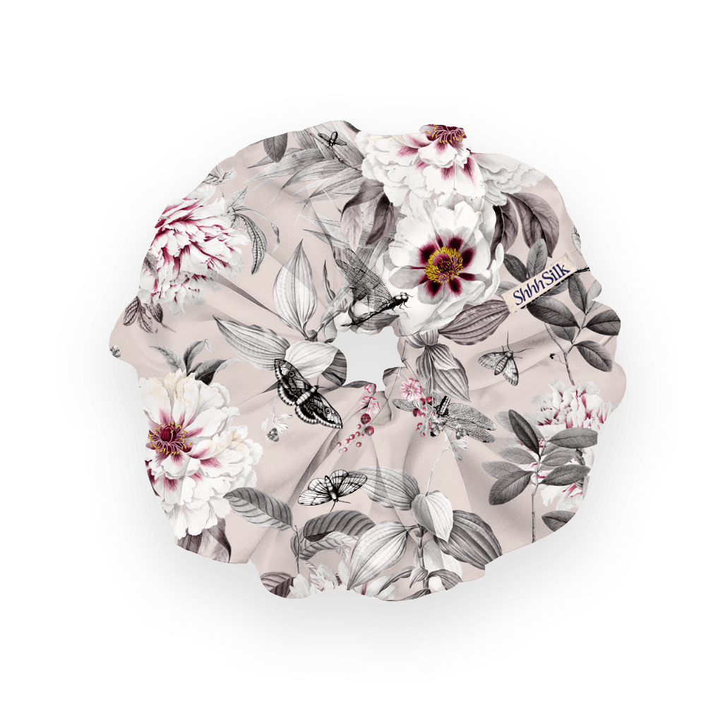 Oversized Spring Time Silk Scrunchie