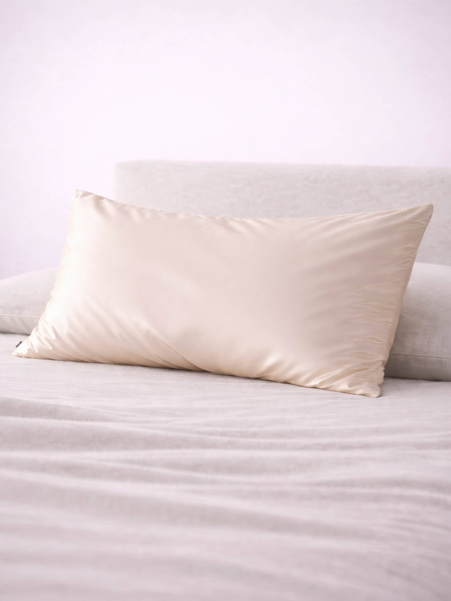 Nude Silk Pillowcase - King Size - Zippered