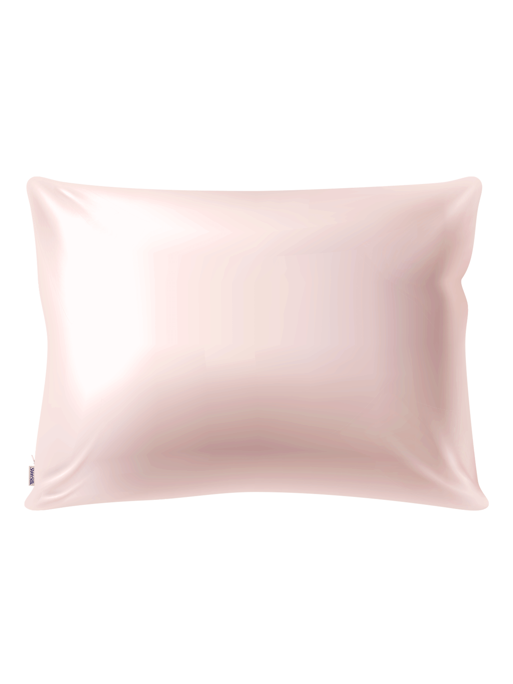 2 Pink Silk Pillowcases - Queen Size - Zippered