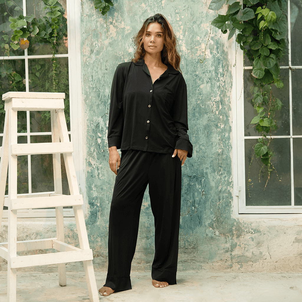Midnight Cooling Long Sleeve Pant Pyjama Set for Women