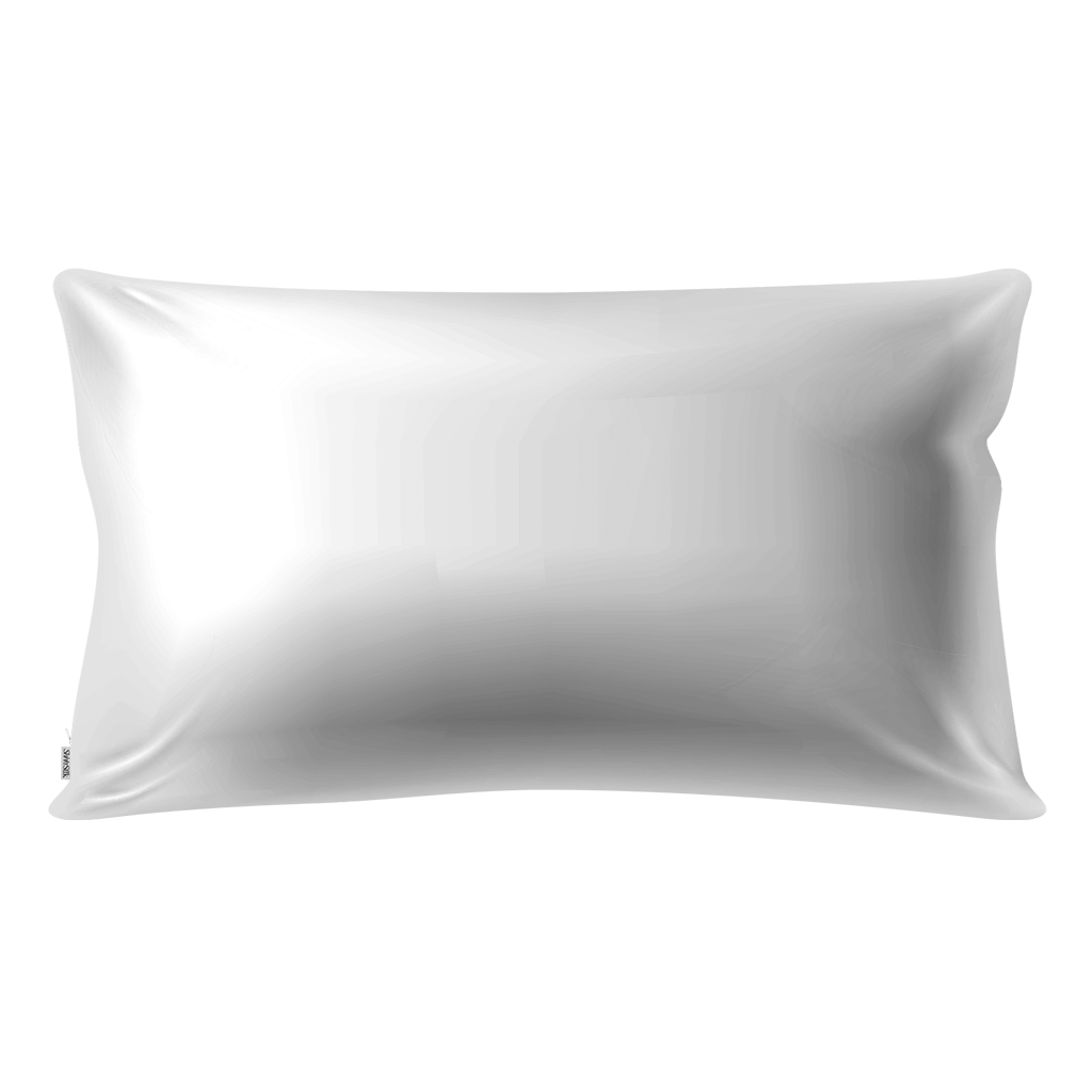 Grey Silk Pillowcase - King Size - Zippered