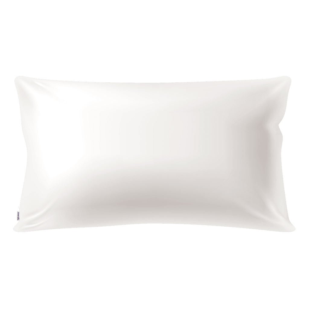 Off White Silk Pillowcase - King Size - Zippered