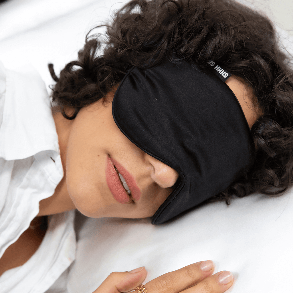 Black Silk Sleep Mask