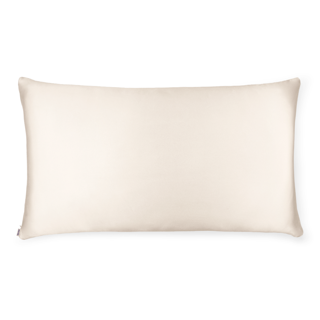 2 Nude Silk Pillowcases - King Size - Zippered