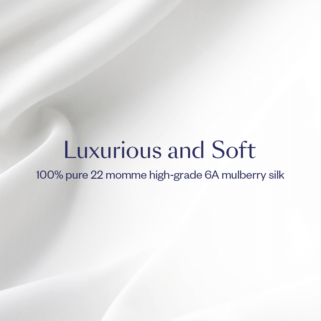 2 Off White Silk Pillowcases - Queen Size - Zippered