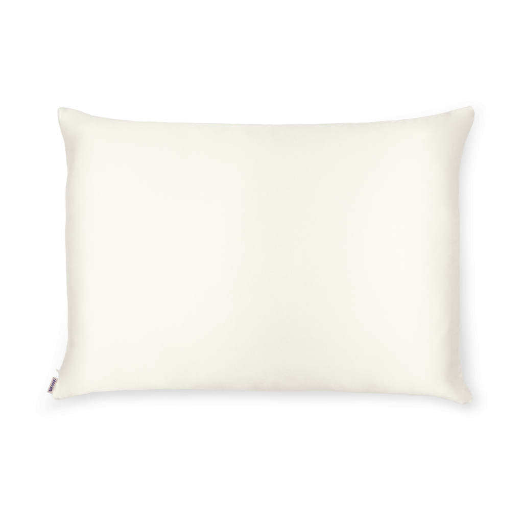White 2024 silk pillow