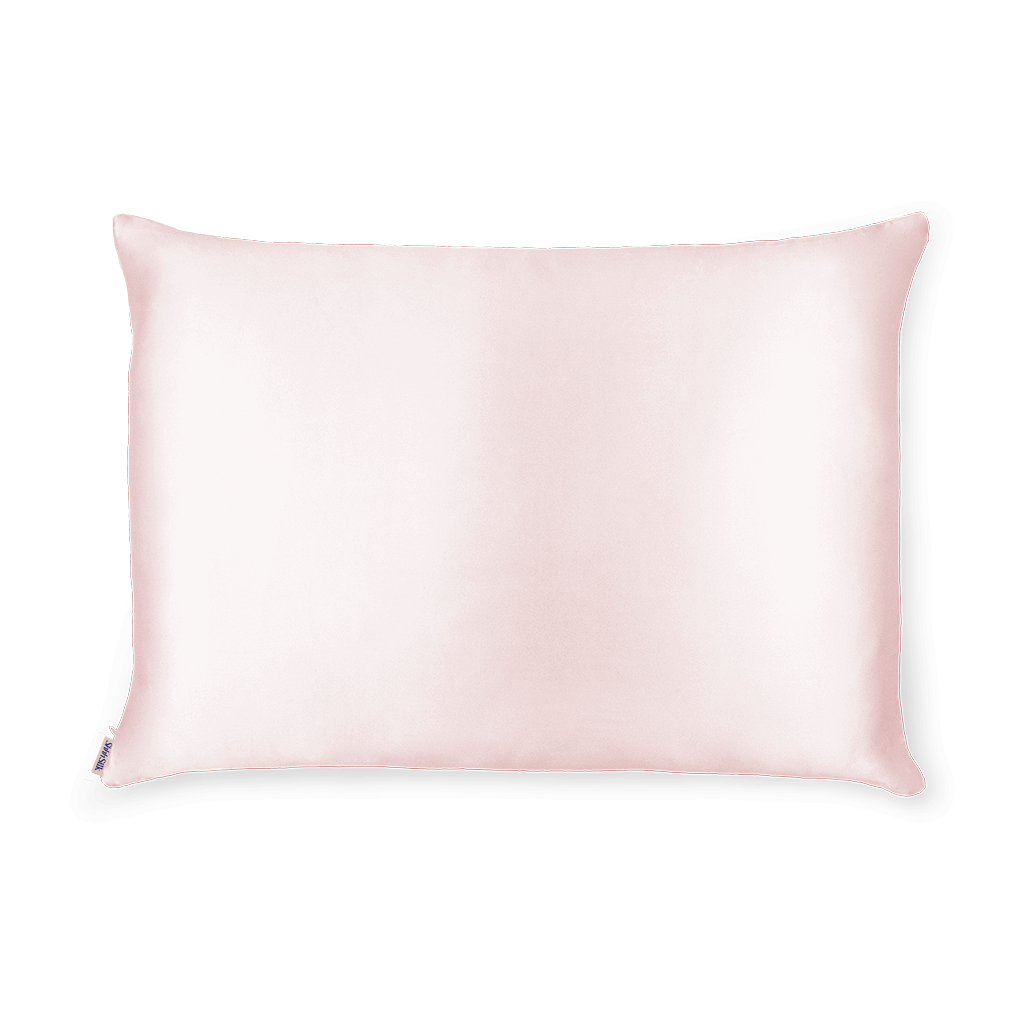 Pink Silk Pillowcase Queen Size Zippered Ready To Ship Now
